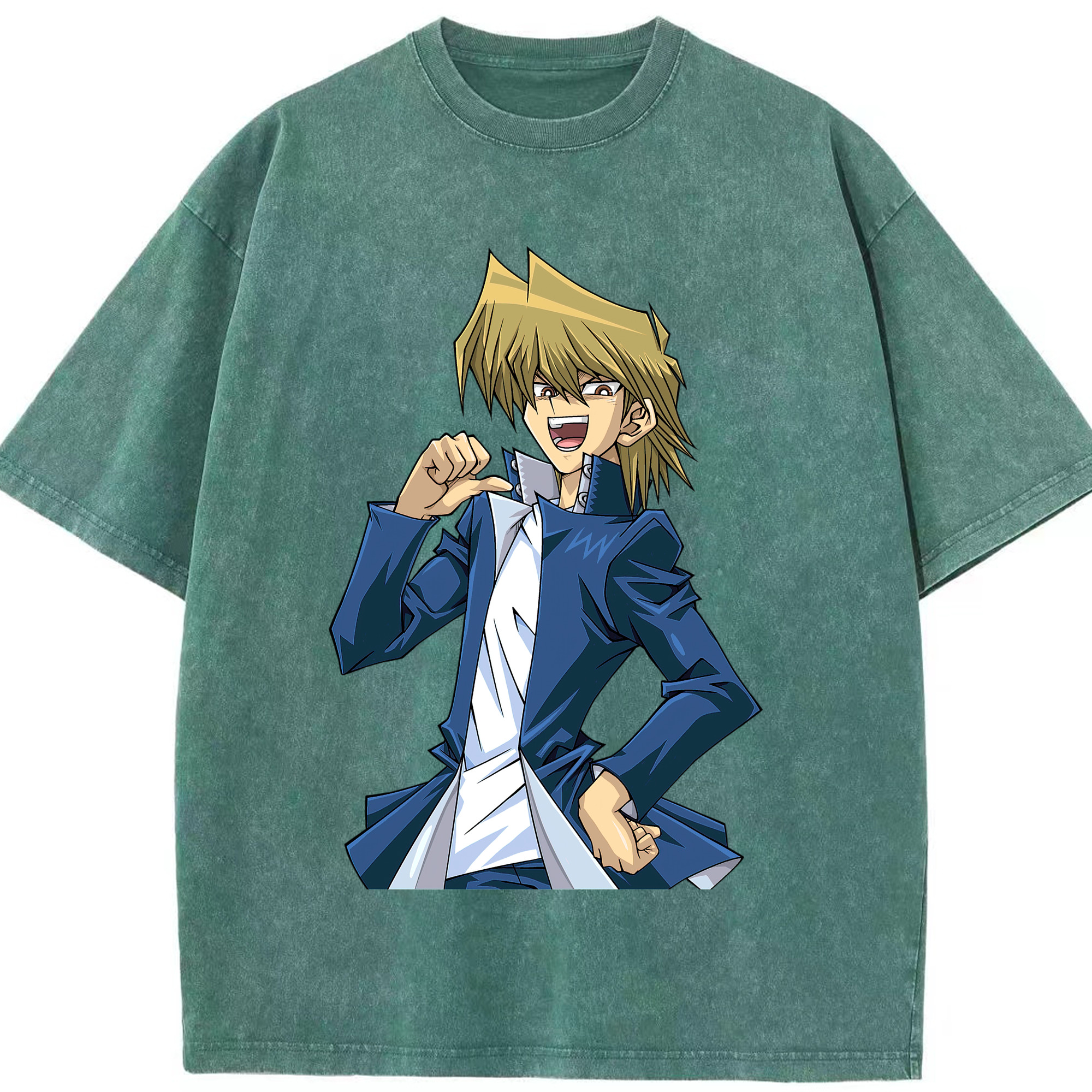 （画像用） 遊☆戯☆王 Yu-Gi-Oh! 綿100% ヴィンテージ風 半袖Tシャツ（フロントプリント）